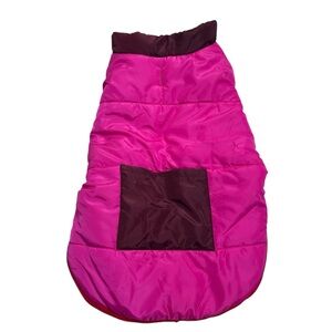 Boots & Barkley Puffer dog vest Target Red‎ & pink size medium